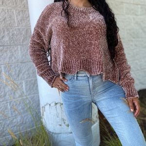 L.A Hearts Knitted cropped sweater